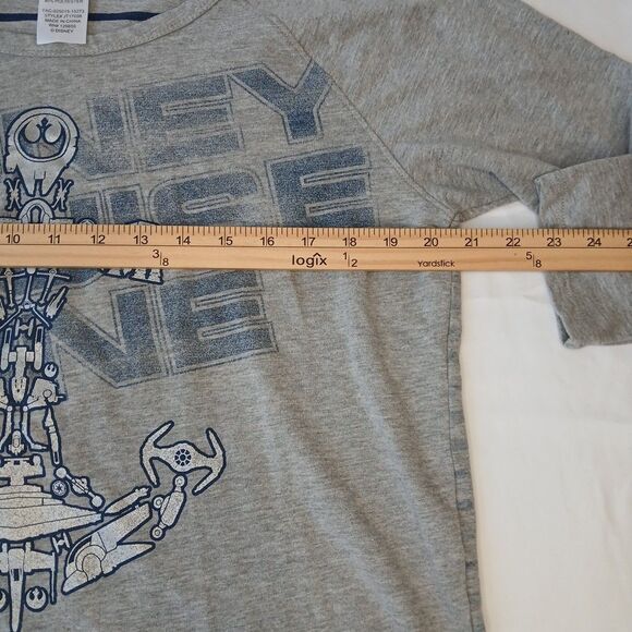 Disney Cruise Line Star Wars Lightweight Long Sleeve T-shirt Women’s L Gray - Picture 5 of 6